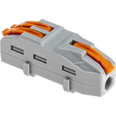 Разветвительная рычажковая клемма duwi CMK 421-2, 1х2, 0.08-4мм2 4шт 26664 2