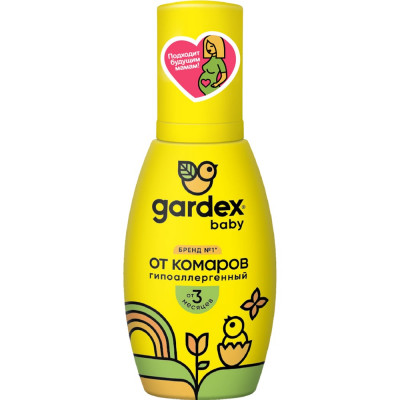 Детский спрей от комаров Gardex Baby от 3-х месяцев, 75 мл 0170