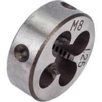 Плашка Эврика M08x1,25-25мм, в пластиковом футляре ER-00812P 468915