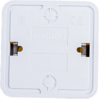 Розетка Smartbuy 1-местная 16А с заземлением белая, керамика Юпитер SBE-03w-16-S1-Z-c