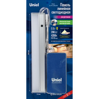 Линейная светодиодная панель Uniel ULI-F41-5,5W/4200K/DIM SENSOR, IP20, SILVER UL-00002883