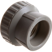 Муфта комбинированная под ключ с внутренней резьбой VALFEX PP-R серая, 50 мм х1 1/2" 10134050Г 127-0366