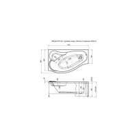Фронтальная панель Aquanet PALMA 170 L 00176150