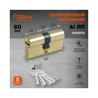 Цилиндровый механизм STD AL ЛП-60 30-30 золото 16598