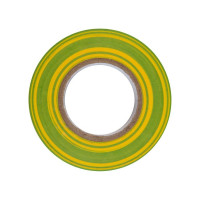 Изолента General Lighting Systems ПВХ GIT-13-15-10-YG 0,13х15мм, 10м, желто-зеленая 1/10/400 475005