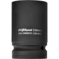 Головка ударная шестигранная (33 мм; 1DR) AV Steel AV-740033