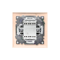 2-клавишный выключатель EKF Валенсия, 10А кремовый PROxima EWV10-023-20
