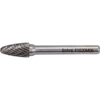 Борфреза твердосплавная Bohre сфероконическая, тип F 10-20-М-06-L65 КБ001423