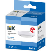 Лампа IEK LED T75 таблетка 15вт 230В 6500К GX53 LLE-T80-15-230-65-GX53