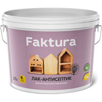 Лак-антисептик FAKTURA сосна, ведро 2,7 л О02533