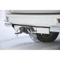 Фаркоп PT Group (съемный квадрат) с НЕРЖ накладкой TOYOTA LAND CRUISER PRADO 150 2009-н.в. TPR991101