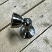 Дверной ограничитель MORELLI MDS-3 SN магнитный, цвет - белый никель 9011024