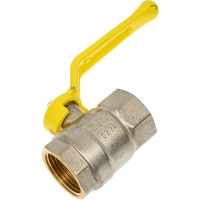 Шаровой кран LD Pride латунь никель газ Ду25 Ру40 ВР 11б27п 47.25.В-В.Р 007-8025 537165