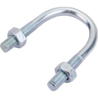 Болт U-образный оцинкованный Zitar M6 1/2 1 шт - пакет 136981