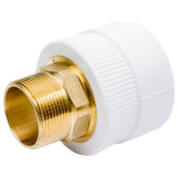 Комбинированная муфта Blue Ocean полипропиленовая, НР под ключ - 63x1,1/2 PPRF/HTEA(W)-63х1,1/2"