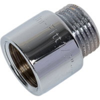 Удлинитель Uni-Fitt НВ 20 мм х 1/2", хромированный 657C2020