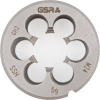 Плашка круглая GSR M24 DIN EN 22568 B HSS M24 B00402310