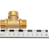 Латунный тройник AV Engineering наружная-внутренняя-наружная, 1/2" AVE306007