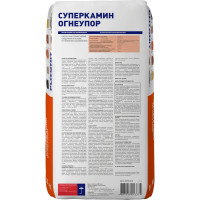 Универсальный термостойкий раствор для кладки огнеупорных кирпичей PLITONIT СуперКамин Огнеупор - 20 20 кг 7493