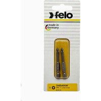 Бита крестовая Industrial PH1, 50 мм, 2 шт, в блистере, E6.3 Felo 03201536
