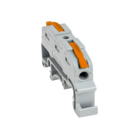 Монтажные проходные клеммы MasterProf СК, 1 проводные, 0,08-4 мм2, с креплением на DIN рейку, 10 шт ЭТ.130203.10