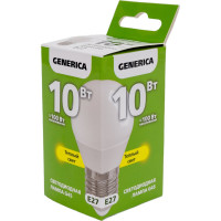 Светодиодная лампа GENERICA G45 шар 10Вт 230В 3000К E27 LL-G45-10-230-30-E27-G