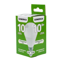 Светодиодная лампа GENERICA G45 шар 10Вт 230В 4000К E14 LL-G45-10-230-40-E14-G