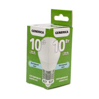 Светодиодная лампа GENERICA G45 шар 10Вт 230В 6500К E27 LL-G45-10-230-65-E27-G