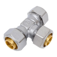 Тройник Giacomini 26x3, латунь, с цанговым соединением R564MX062