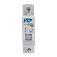 Автоматический выключатель ETP 1P 40А тип C 4,5 кА 11125