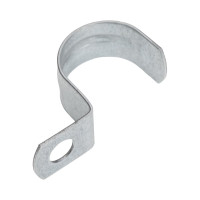 Металлическая однолапковая скоба ТРИЗАМ 19-20 мм, 25 шт. TRZ0325