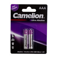Батарейка Ultra BL-2 LR03 (LR03-BP2UT, 1,5В), блистер 2 шт. Camelion 14983