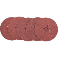 Круг шлифовальный фибровый 125 мм, Р24, 5 шт On 19-05-054