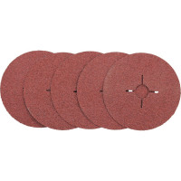 Круг шлифовальный фибровый 125 мм, Р36, 5 шт On 19-05-055