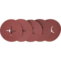 Круг шлифовальный фибровый 125 мм, Р120, 5 шт On 19-05-060