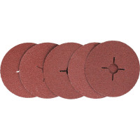 Круг шлифовальный фибровый 125 мм, Р60, 5 шт On 19-05-057