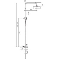Душевая система Frap f2429 черный 550849