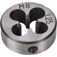 Плашка Эврика M08x1,25-25мм, в пластиковом футляре ER-00812P 468915