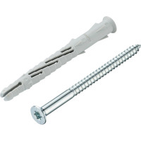 Фасадный дюбель с шурупом Tecfi потайная головка, шлиц TORX 10x100 30 шт 147662