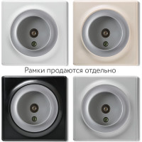 Антенная розетка OneKeyElectro TV цвет серый 1E21101302 2172842