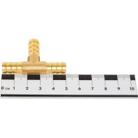 Разветвитель T-образный елочка 8 мм, хомуты в комплекте ROCKFORCE RF-E102-6/2