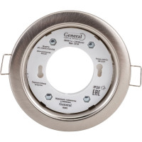 Встраиваемый светильник General Lighting Systems GX53, 108х38мм, сатин-никель, IP20, 10шт GCL-10GX53-H38-SN 689220