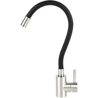 Смеситель для кухни Solone с гибким цветным изливом EZA4-F090KB