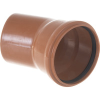 Канализационный отвод АТЛАС ПЛАСТ 45 градусов DN 110 нар. SPNCEB4500110