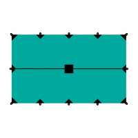 Тент Tramp 3х5м, зеленый TRT-101.04