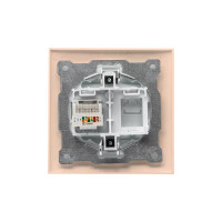 1-местная компьютерная розетка EKF Валенсия, RJ-45 кремовая PROxima EWK01-035-20