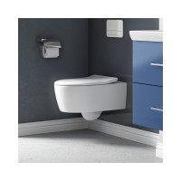 Подвесной унитаз Villeroy & Boch Avento с крышкой-сиденьем Slimseat 5656RS01