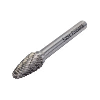 Борфреза твердосплавная Bohre сфероконическая, тип F 10-20-М-06-L65 КБ001423