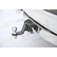 Фаркоп PT Group (съемный квадрат) с НЕРЖ накладкой TOYOTA LAND CRUISER PRADO 150 2009-н.в. TPR991101