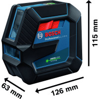 Лазерный нивелир Bosch GLL 2-15 G + LB10 0601063W00
